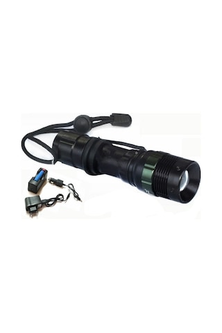 Star Km-815 Zoomlu El Feneri Cree Led Siyah
