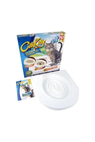 Mk Exclusıve Citikitty Klozet Kedi Tuvaleti Eğitim Seti
