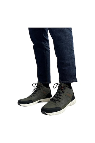 Liger Outdoor Bot Ayakkabı Kışlık Dayanıklı Sağlam Taban Bağcıklı Haki-haki Haki