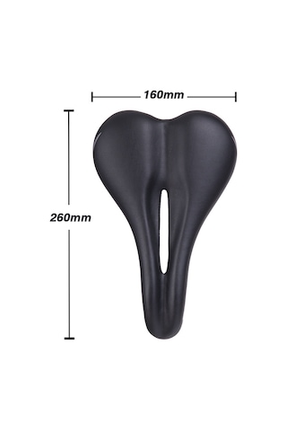 Yaozixa Ztto Ergonomik Bisiklet Jantası, Montain Bike İçin Dayanıklı, Ventileli Ve Darbe Azaltıcı, Siyah Pu + Metal Malzeme, Evrensel Uyumlu Siyah