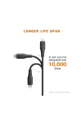 Novoo MFi Sertifikalı 60W Type-C to Lightning Apple Uyumlu iPhone / iPad Hızlı Şarj ve Data Kablosu Siyah 1.2 Metre