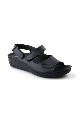 Aryan 02-010 Orto Pedik Kadın Günlük Sandalet Siyah Aryan 02-010 Orto Pedik Kadın Günlük Sandalet Siyah