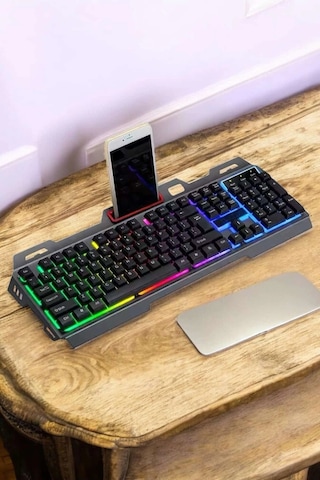 Mey Najmaddin Q Klavye Rgb Işıklı Klavye Ve Mouse Seti Kablolu Mouse liş Najmaddin 13310806