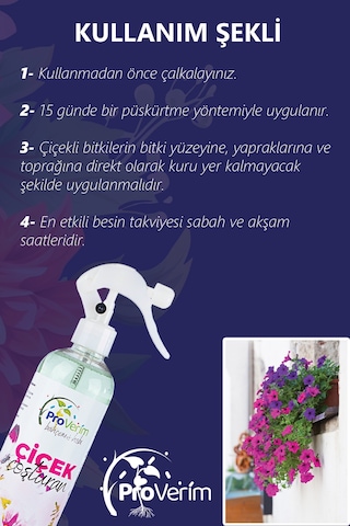 Proverim Çiçekli Bitkiler İçin Çiçek Coşturan 300 ML