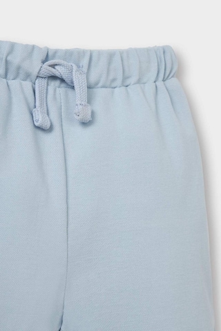 Defacto Erkek Bebek Beli Lastikli Basic Düz Pike Şort C1366a525smbe343 Mavi