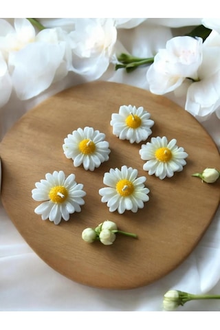 Bernami Mumluk Şamdanpinterest 20 Adet Kraft Kutulu Papatya Mum Hediyelik, Nişan, Düğün, Sünnet, Söz, Kına, Doğum Günü Diğer