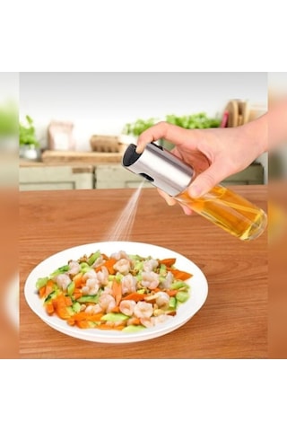 Yağ Sirke Püskürtücü Cam Sprey Şişe Yağdanlık Ve Limon Püskürtme Şişesi 100 Ml, Brc195110012025 Çok Renkli