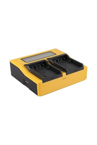 Patona 7557 Çift Lcd Usb Şarj Cihazı Sony Np-fp50 Np-fh50 Np-fv100 Uyumlu