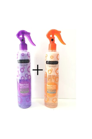 Morfose Argan Özlü Çift Fazlı Fön Suyu 400 ML + Keratin Özlü Fön Suyu 400 ML
