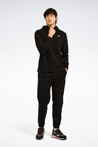 Id -f Fleece Hoodıe Siyah Erkek Polar Siyah
