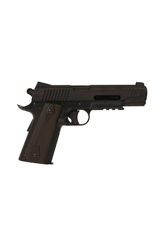 Cybergun Colt 1911 Rail Gun Siyah Airsoft Cihazı 180314