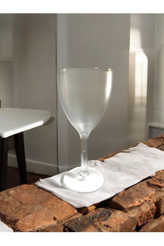 320 Ml Kırılmaz Polikarbon Plastik Şarap Bardağı Şarap Kadehi Şeffaf