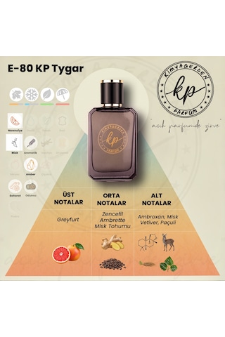 KP E-80 Erkek Parfüm EDP 50 ML
