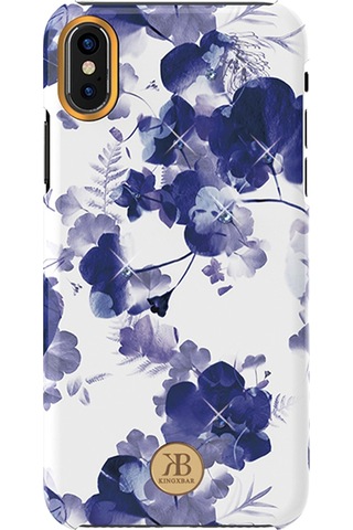 Kingxbar Apple Uyumlu iPhone Xs Max Çiçek Desenli Arka Koruma