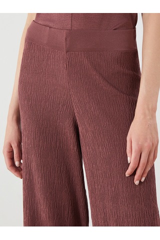 Lcwaıkıkı Classic Pembe Beli Lastikli Dokulu Kadın Triko Pantolon