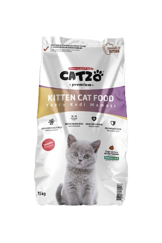 Catzo Tavuklu Yavru Kedi Maması 15 KG