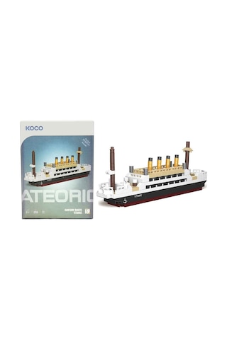 Titanic Yapım Seti 271 Parça Mini Model 13,5 Cm Resimli Talimatlı Yapı Oyuncak Seti