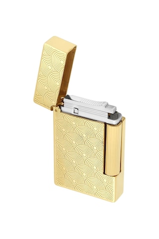 S.t. Dupont Initial Guilloche Çakmak Altın 20845 Altın