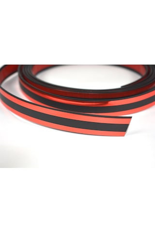 Çift Şerit Kırmızı 20 mm 3 metre Nikelaj Şerit