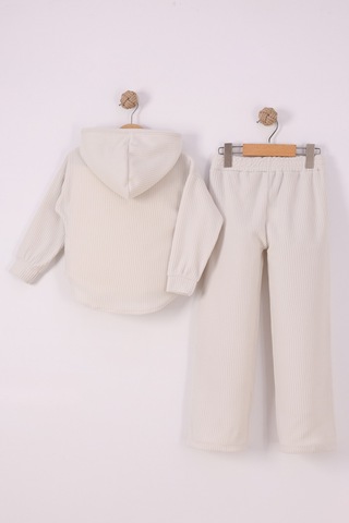 Monox Kız Çocuk Sim İpli Fitilli Polar Takım Taş