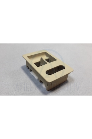 Vw Polo 6n2 1999-2002 Cam Düğme Çerçevesi Ön Sol İkili Bej