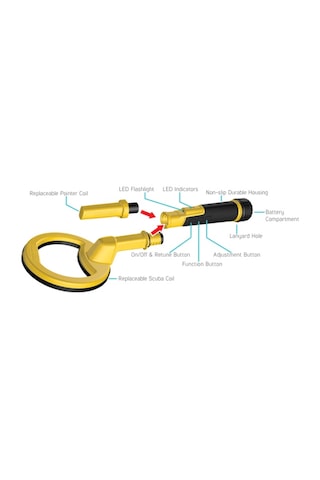 Nokta PulseDive Scuba Dedektörü - Sarı