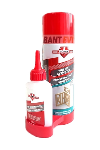 Hızlı Yapıştırıcı Börfh Mdf Kit Yapıştırıcı Set 200ml +50ml