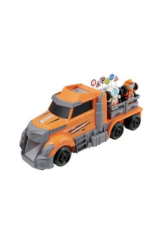 Ctoy Mega Yaratıcı Robot Taşıma Kamyonu - Turuncu