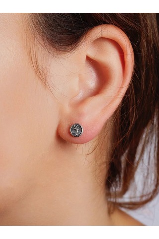 Lucente Hayat Ağacı Gümüş 925 Zirkon Taşlı Küpe 243411715 Gümüş