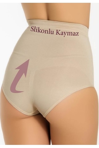 Miss Fit Yüksek Bel Slip Korse Silikonlu Kaymaz 33636