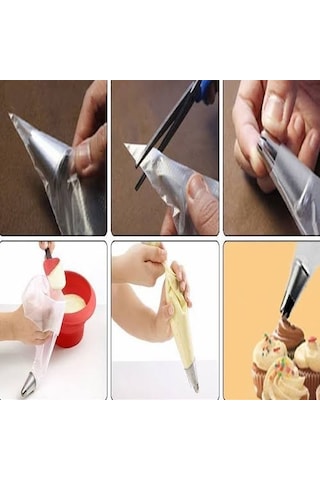 River World 10 Parçalık Krema Sıkmaya Yarayan Set Çok Renkli