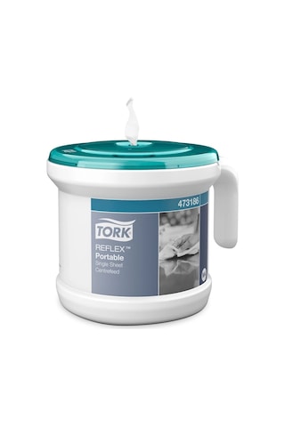 Tork 473186 Reflex İçten Çekmeli Havlu Başlangıç Paketi 1 Dispanser +1 Rulo 300 M Çok Renkli