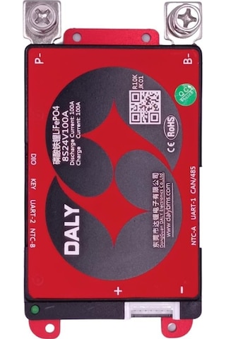 Daly Smart 8s 24v 100a Can/rs485 Lifepo4 Bms