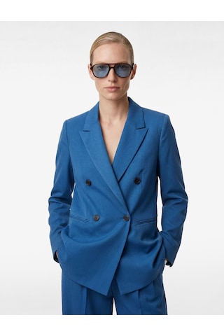 Koton Kruvaze Yaka Uzun Kollu Blazer Ceket Mavi 6sak50103uw