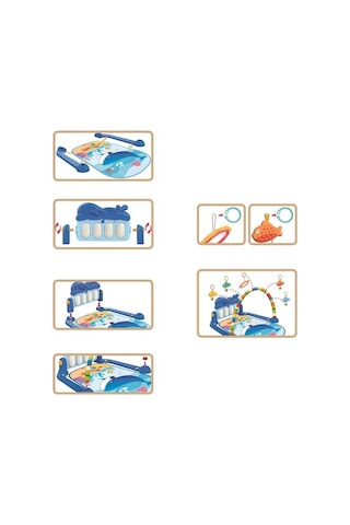 Birlik Oyuncak Babycim Balina Piyanolu Oyun Halısı