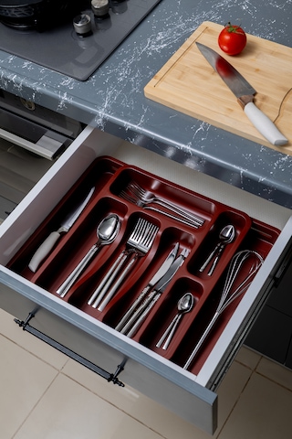 Snippy Spony Çift Taraflı Uzayabilen Ayarlanabilir Kaşıklık Bordo