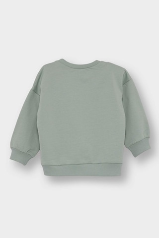 Defacto Kız Bebek Bisiklet Yaka İçi Yumuşak Tüylü Sweatshirt E8352a525augn1123 Yeşil