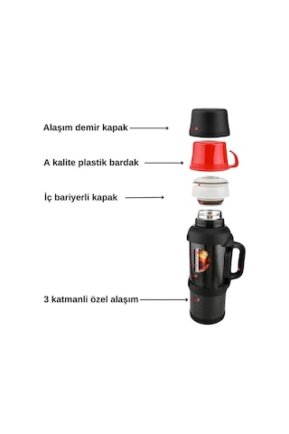 3.6 Litre 48 Saat Aile Termosu