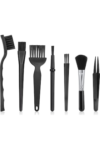 7 Parça Anti-statik Fırça Bilgisayar Temizleme Fırçası Toz Alma Fırçaları Bilgisayar Klavye Fırça Seti