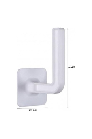 Yapışkanlı L Şekilli Çok Amaçlı Askı 50cm