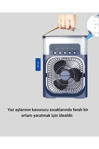 Bay Sessiz Çalışan Turbo Fan Güçlü Hava Akışlı Masa Üstü Vantilatör Najmaddin