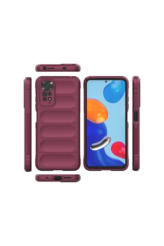 Xiaomi Redmi Note 11/ 11s Kılıf Optimum Lens Çerçeveli Silikon Kapak