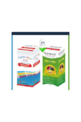Ligone Kids Multivitamin Şurup 150 Ml Newvit Kekik Hatmi Şurup