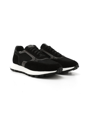 Gönderi(R) Erkek Siyah Bağcıklı Hakiki Deri Sneaker Ddma83531860 Siyah