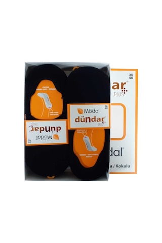 Dündar Çorap Modal Plus Babet Dikişsiz / Soft Yıkama / Kokulu 12 Çift Kadın 001