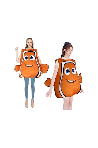Lıcorıce Yetişkin Finding Nemo Palyaço Balık Cosplay Kostüm