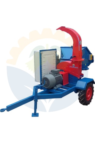 Edo-700t 22 Kw Elektrikli Tekerlekli Dal Öğütme Makinesi 13cm Çap