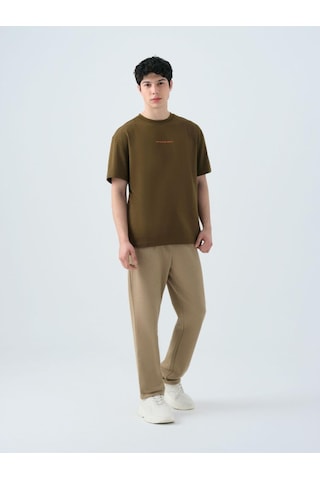 Loft Lf2038996 Erkek Kısa Kollu T-shirt Khakı