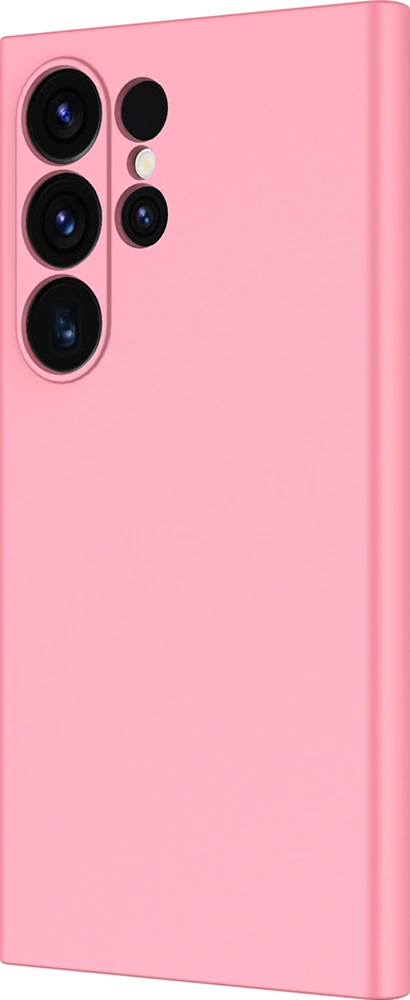 Samsung Galaxy Uyumlu S25 Ultra Kılıf Lansman İçi Kadife Kamera Korumalı Mara Silikon Kılıf - Pembe Pembe