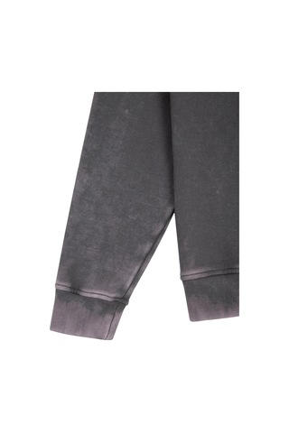 Beord Koyu Gri %100 Pamuk Bisiklet Yaka Sweatshirt Bss1-138